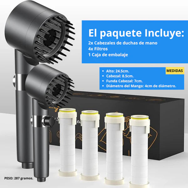 MekoPro® – Alcachofa Masajeadora y Purificante (OFERTA 2X1)